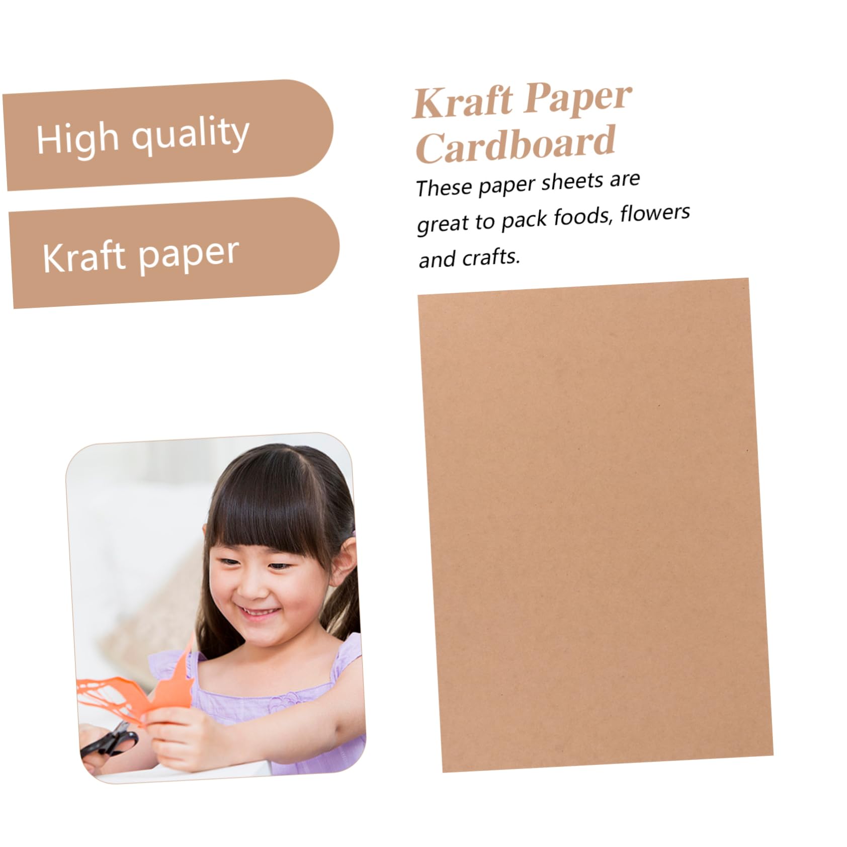 LALAFINA 20pezzi Cartone Spessi Confezione Da Kraft Per Fai Da Te e Imballaggio Sicuro Perfetti Per Cornici e Supporti Fotografici Materiali Per Spedizioni e Creazioni Artigianali