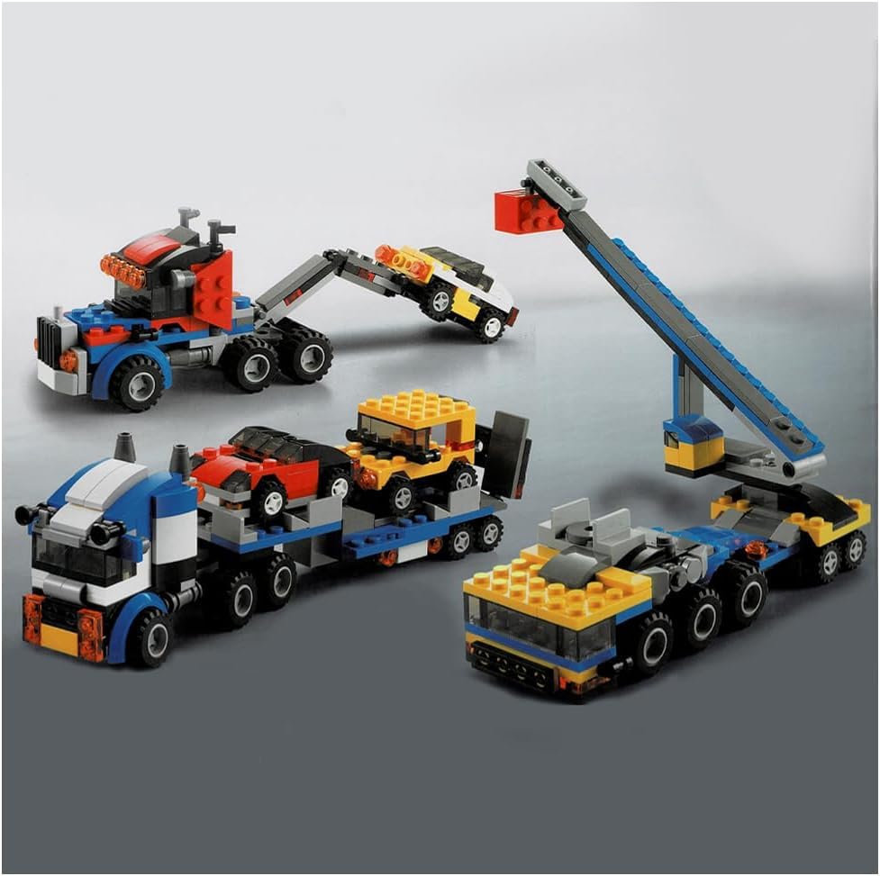 Image of Bestie Toys Creator Building Blocks 3 In 1 Jeep, Car & Truck Vehicle For Boys, Educational DIY Brick Building Block Set (264 Pieces)