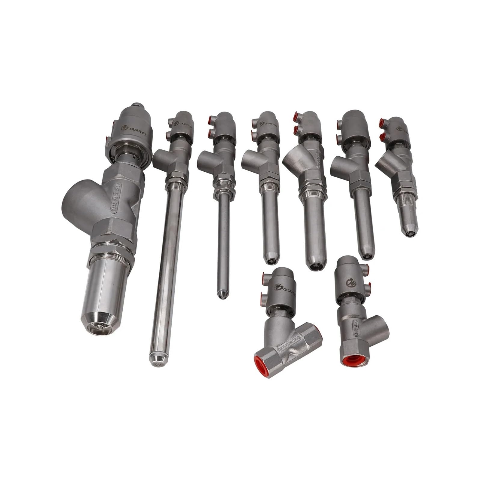 HDPHCRIUN Filling Machine with Stainless Steel DN25 Extension Rod Anti-drip Pneumatic Discharge Nozzle Valve(Dn15 12mm L130mm)