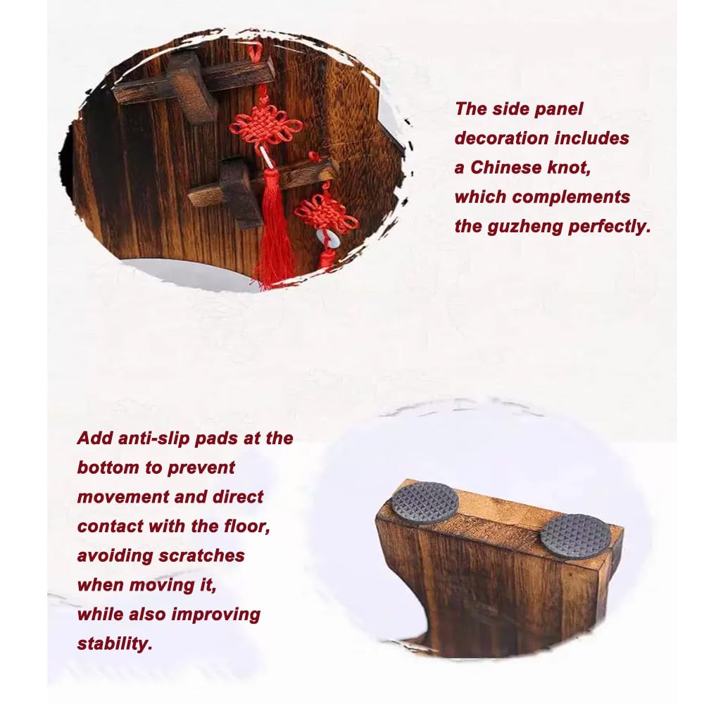 Stojak do gry Guzheng, montaż, przenośny | Łatwy w montażu, solidny i trwały