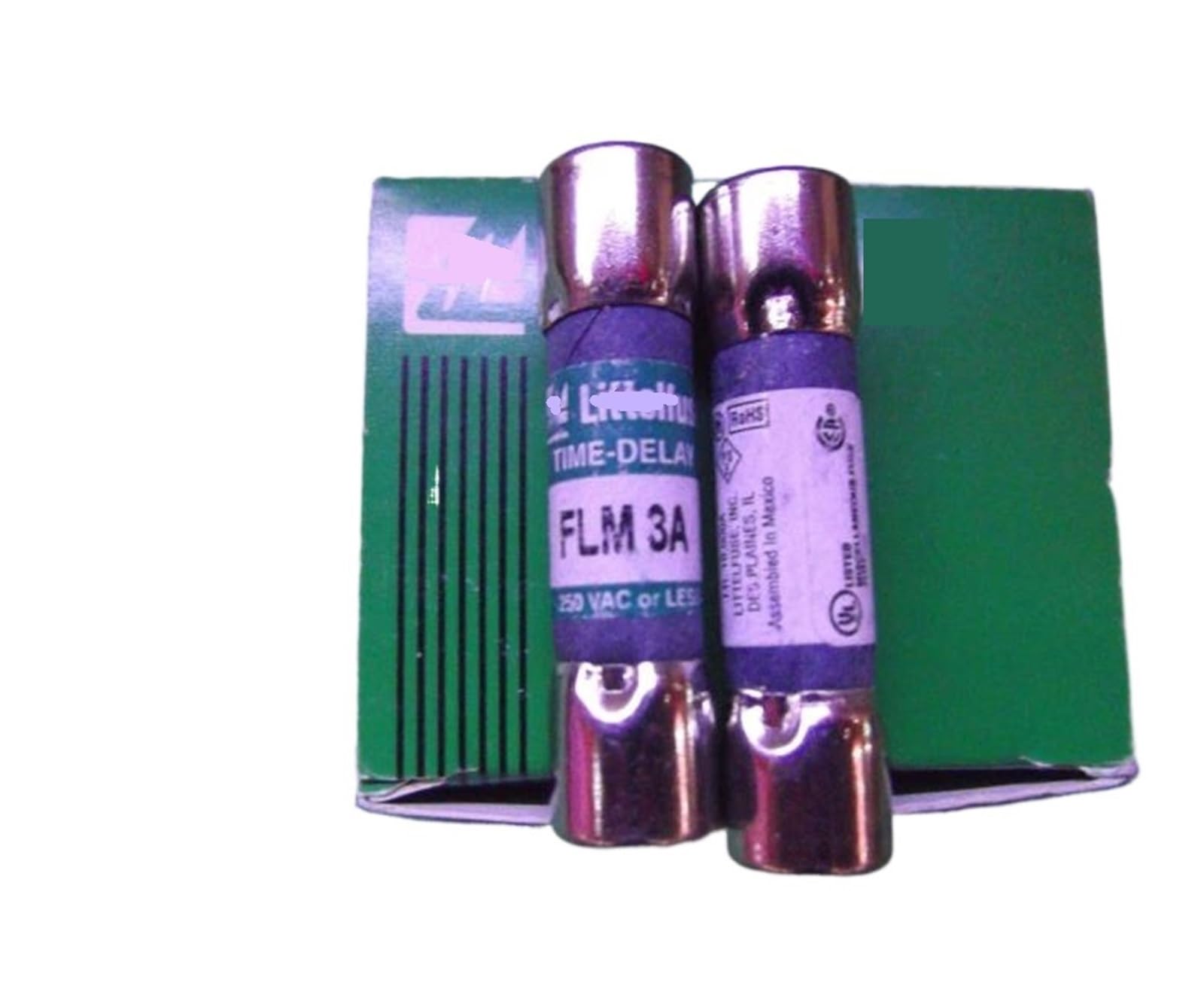 CXFCIHFT 1pcs FLM3A Time delay fuse 10 * 38 3A 250V