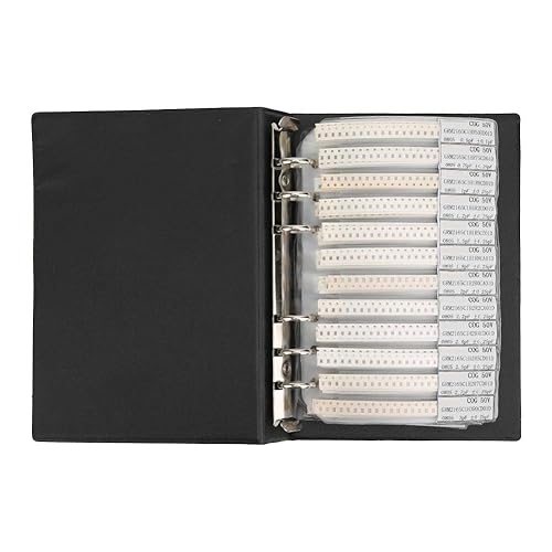 Libro de muestras de condensador SMD 0805, 92 tipos/cada 50 (0.5pF-10uF) Total 4600 piezas, kit de libro de muestras combinado SMT