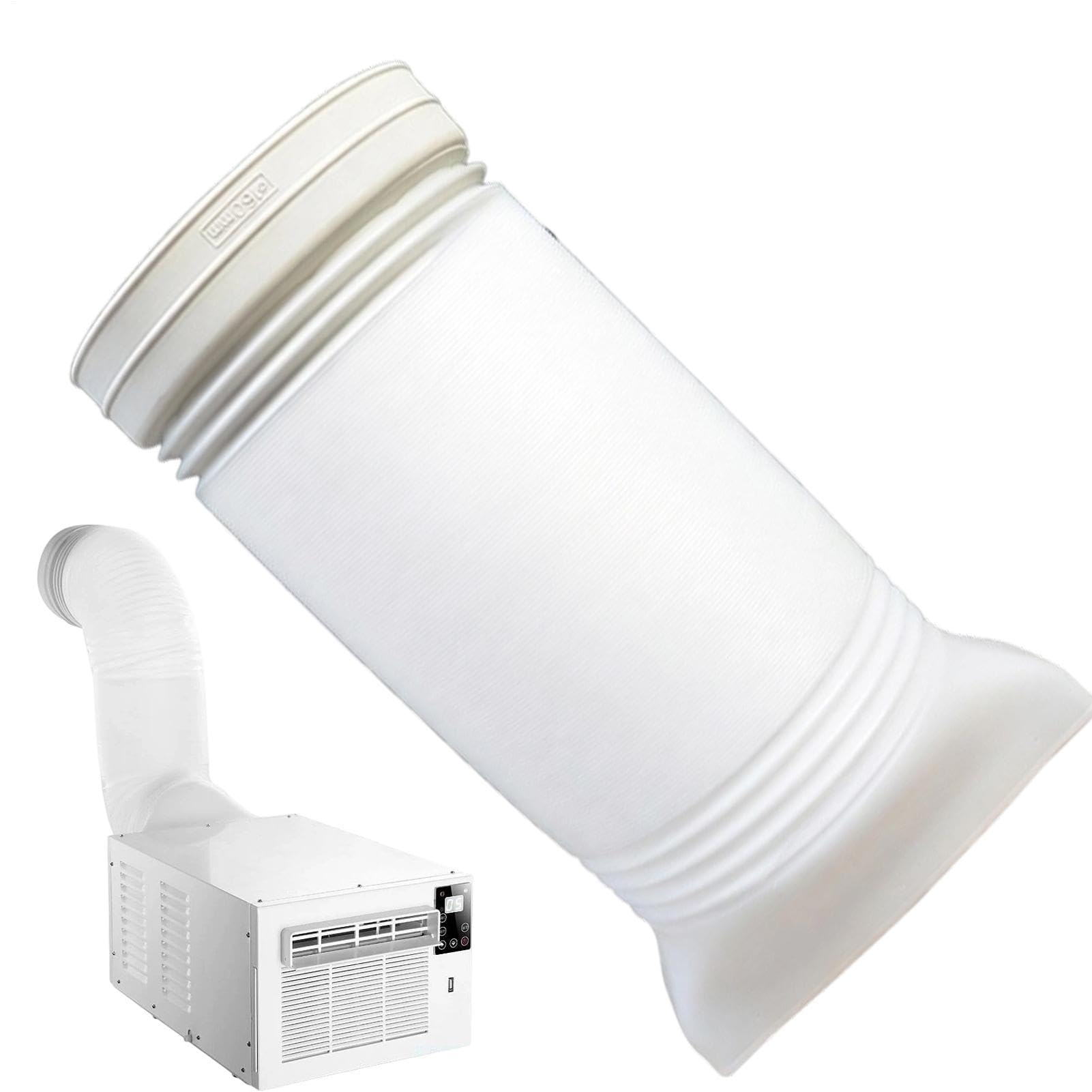 TUBO CLIMATIZZATORE PORTATILE 150ML FLESSIBILE UNIVERSALE | Tubo di scarico per casa, camera da letto, campeggio, camper, interni ed esterni