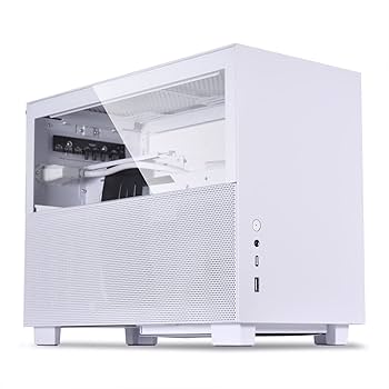 Amazon | LIANLI Mini-ITX PCケース Q58-4-WHITE PCIe 4.0対応