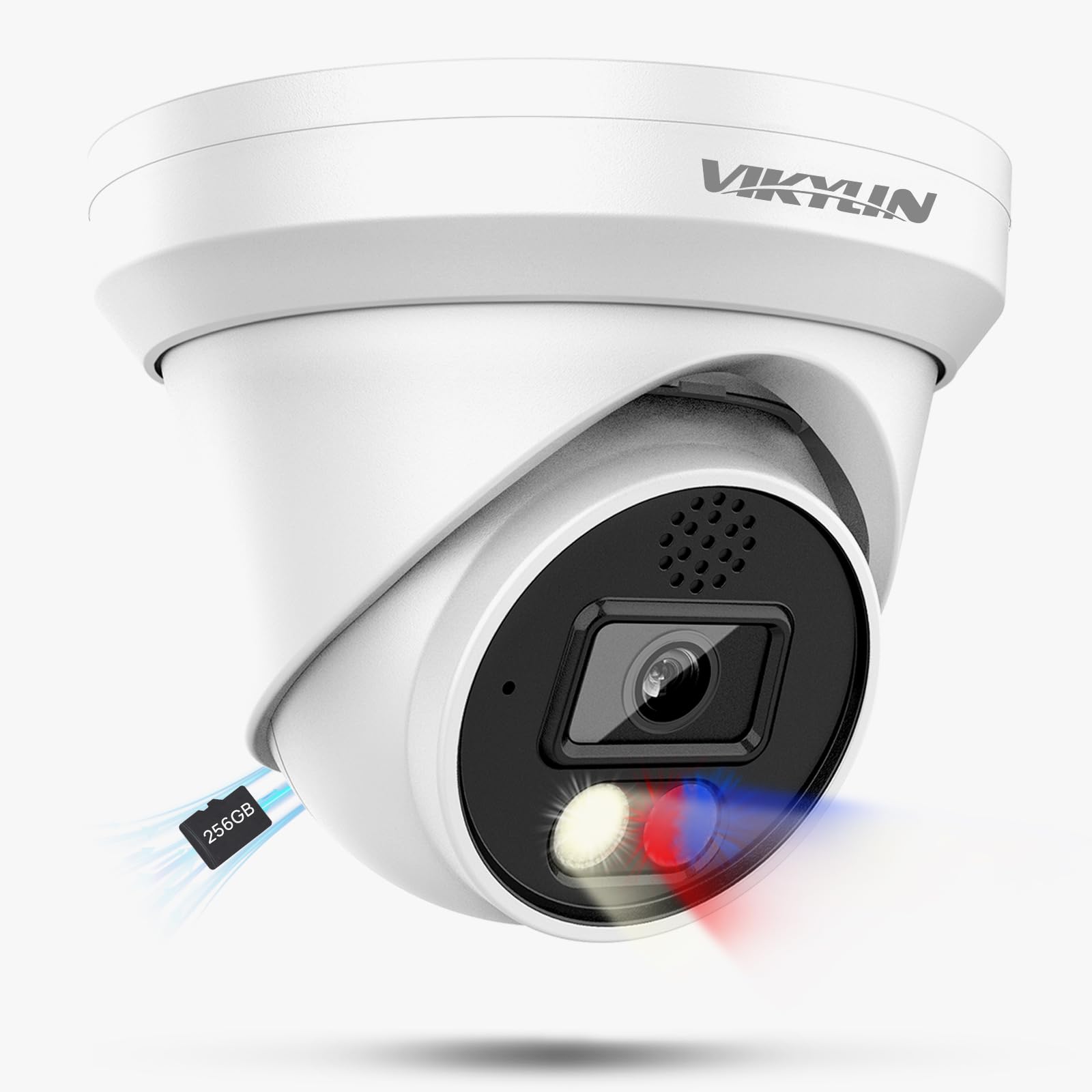 Amazon.com : VIKYLIN 4K 8MP PoE IP Dome Camera Active Deterrence