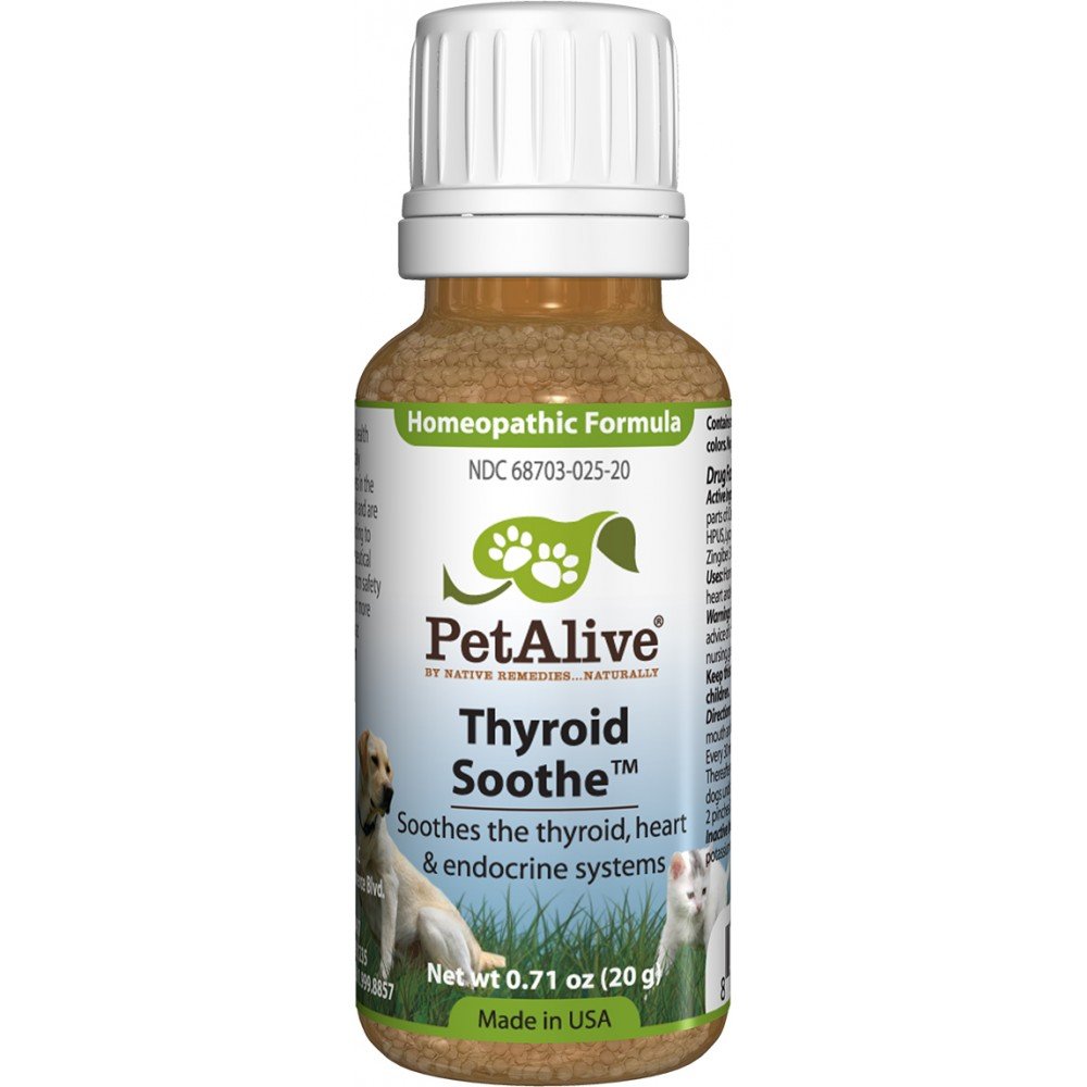 Native Remedies PTHY001 PetAlive Thyroid Soothe Soothes Thyroid, Heart and Endocrine System - 20g