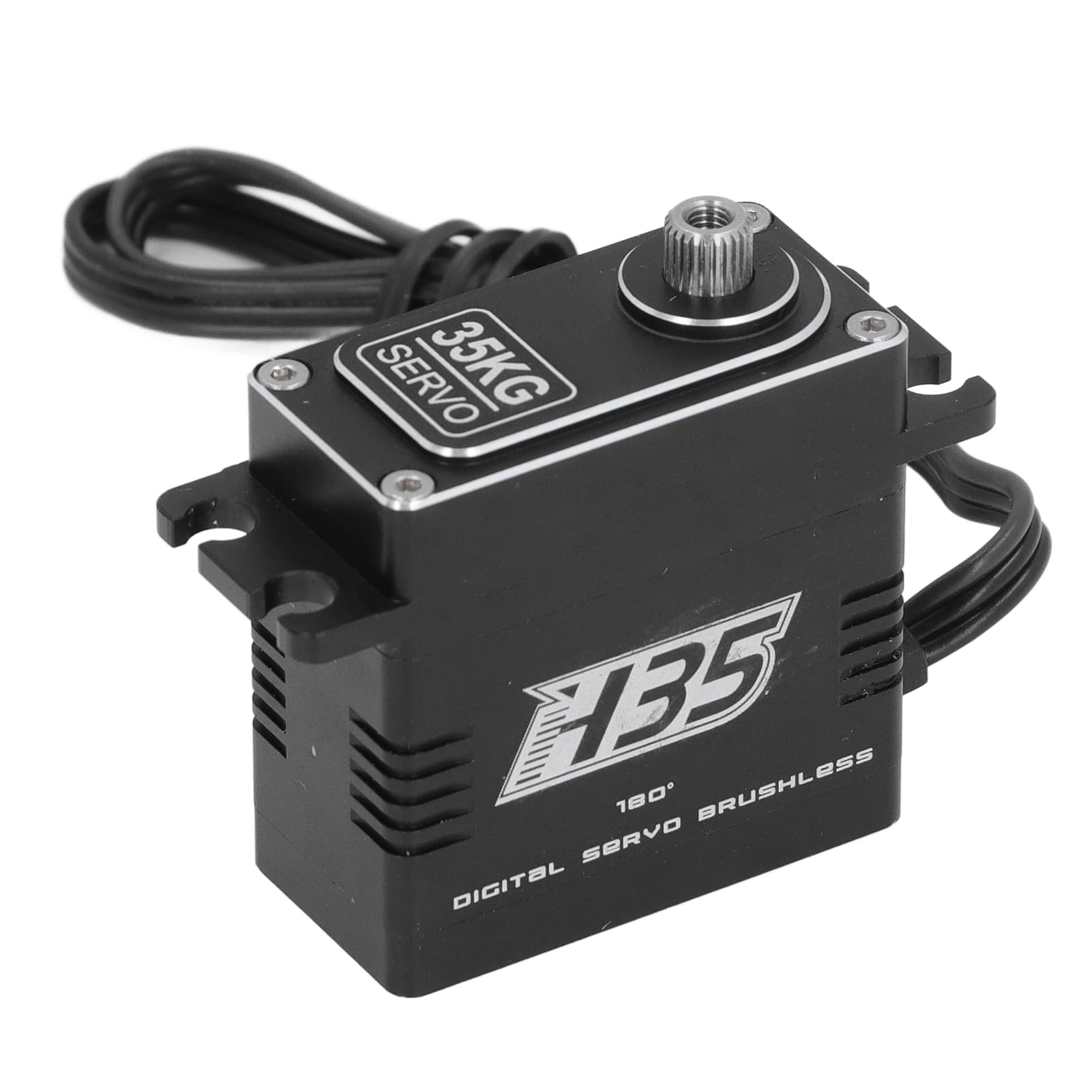 AMONIDA RC Digital Servo High Torsion 35KG Bürstenloser Motor für Drohnenrobotik und Modellautos Metallgetriebe 180 Grad