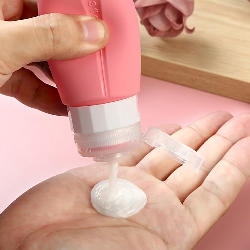 Miniatura 6 de Botellas de viaje para artículos de tocador, aprobadas por la TSA, artículos de aseo de tamaño de viaje de 3 onzas, sin BPA, a prueba de fugas,