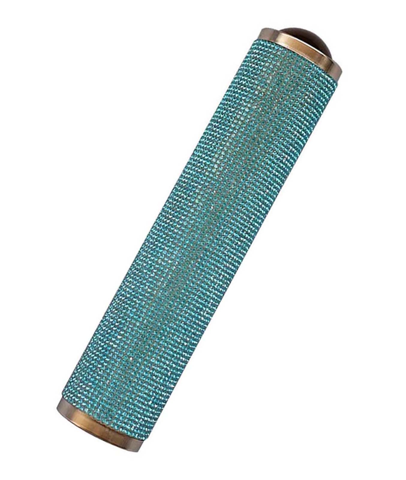 ZEALMAX Glass Classic Tin Kaleidoscope, Handmade Kaleidoscope Classic Nostalgic Toy for Kids Adults, Blue Diamonds