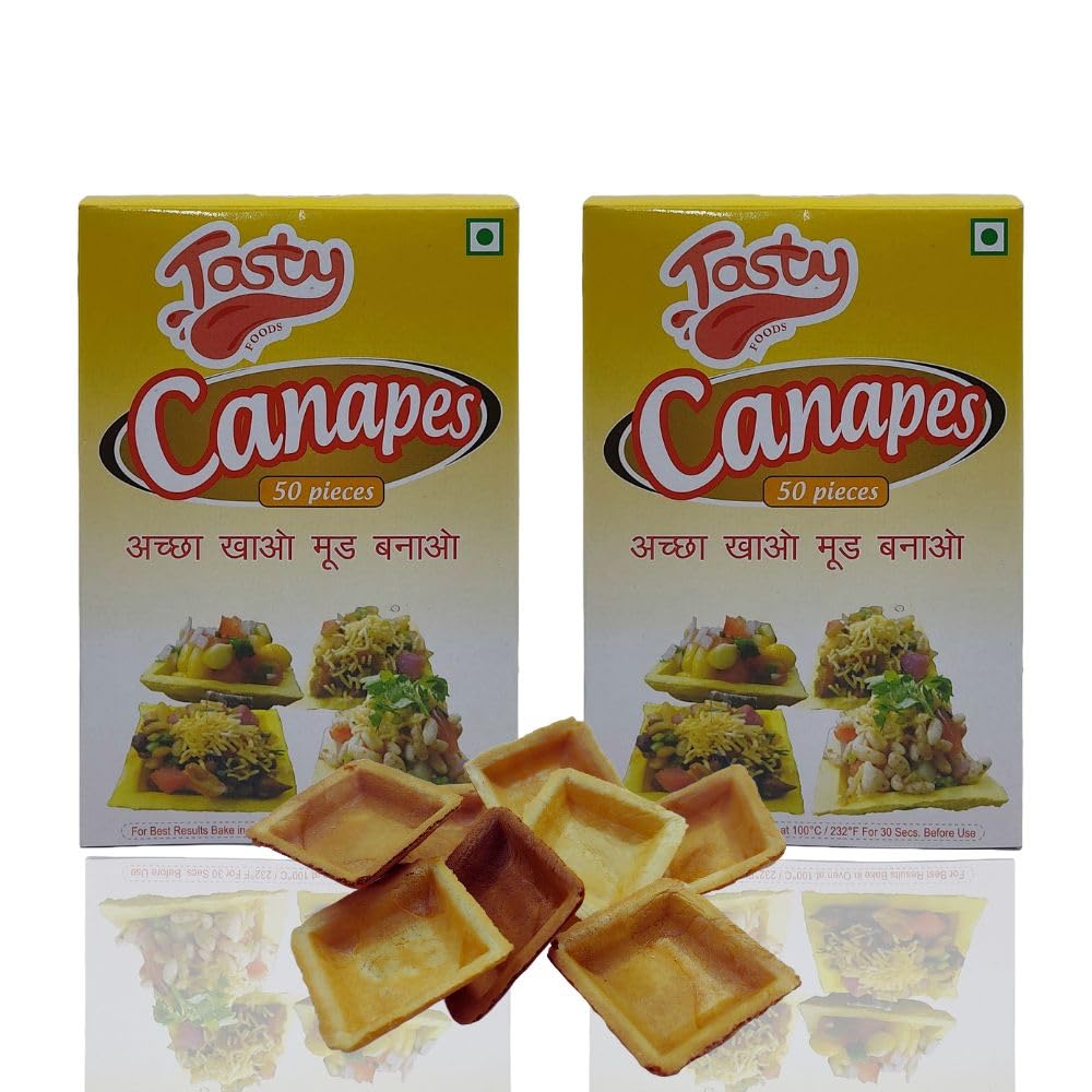 TASTY FOODS Canapes-Chat Puri/Delhi Chat Puri/Fried Chat Puri Baskets/Katori Chaat Puri, for Festival & Special Occasions Snacks (50 Pieces) 2 boxes (B0CVB61DTX) Amazon Price History, Amazon Price Tracker