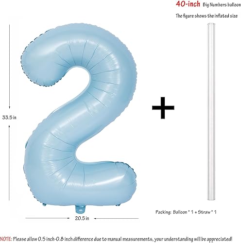 Vista 351 de 40" Macaron purple Number Balloons Helium Foil Mylar Balloon Birthday Party banquet Decoration 9
