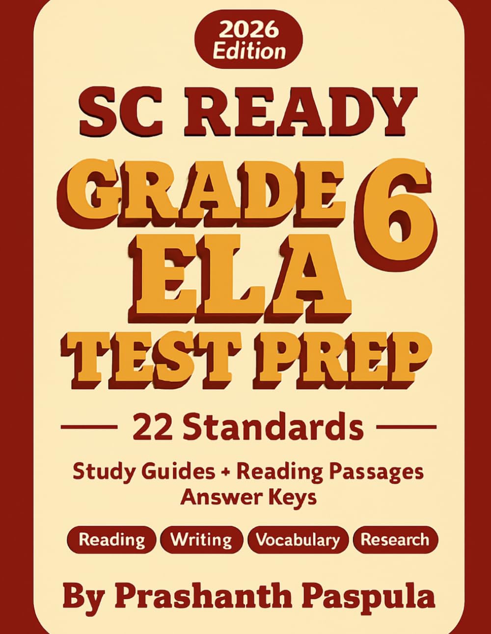 SC READY GRADE 6 ELA Test Prep: Study Guides & Practice Assessments