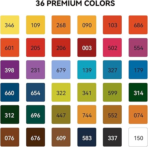 Miniatura 2 de MeiLiang - Juego de 52 pinturas de acuarela, juego de acuarelas de viaje con lápiz de dibujo, pinceles de pintura, 5 papel de acuarela, esponja y