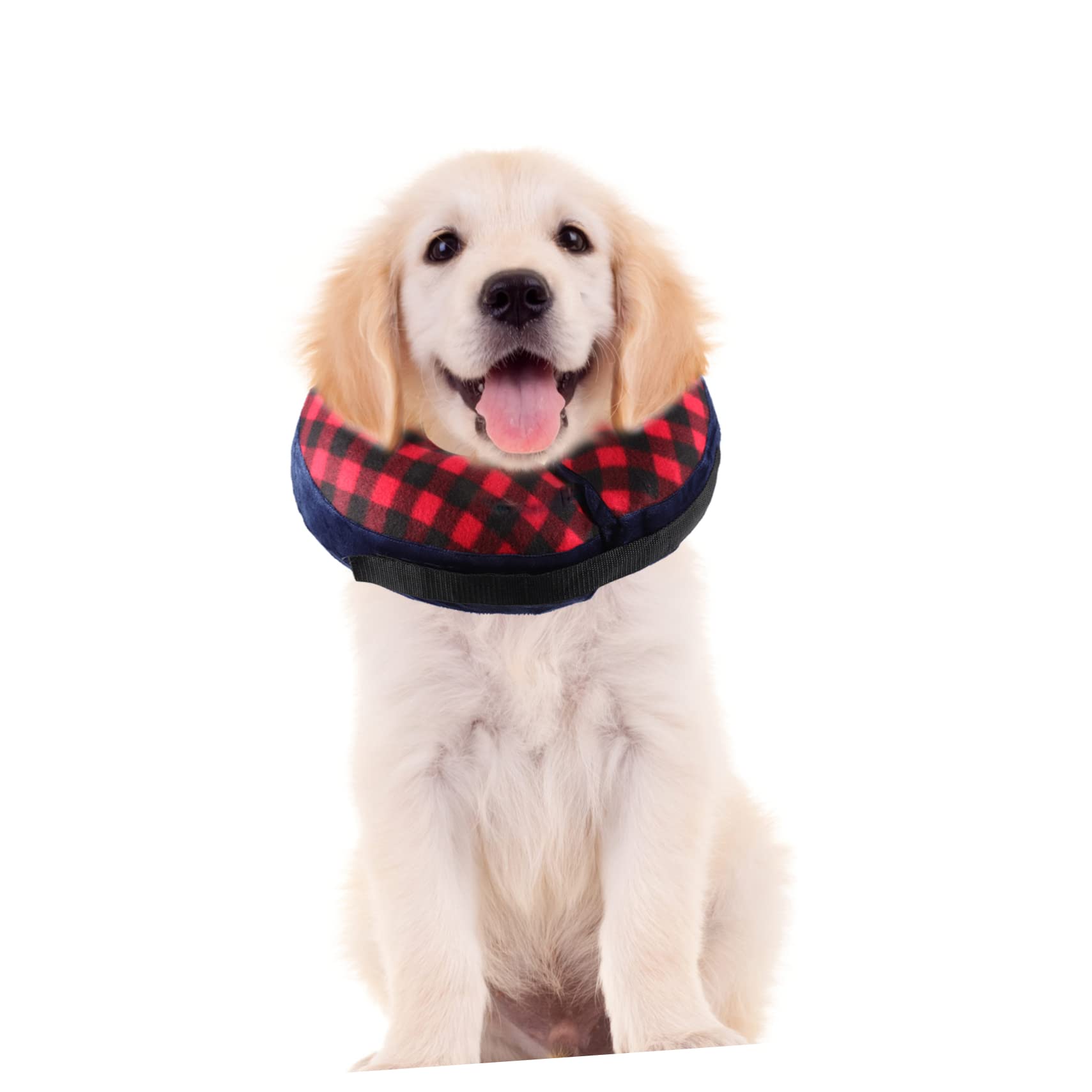 VANZACK 5pezzi Collare Protettivo Per Cani Inflatable Collare Elisabettiano Per Post-operazione Neck Collar Comodo Per Previene Leccare e Morsi
