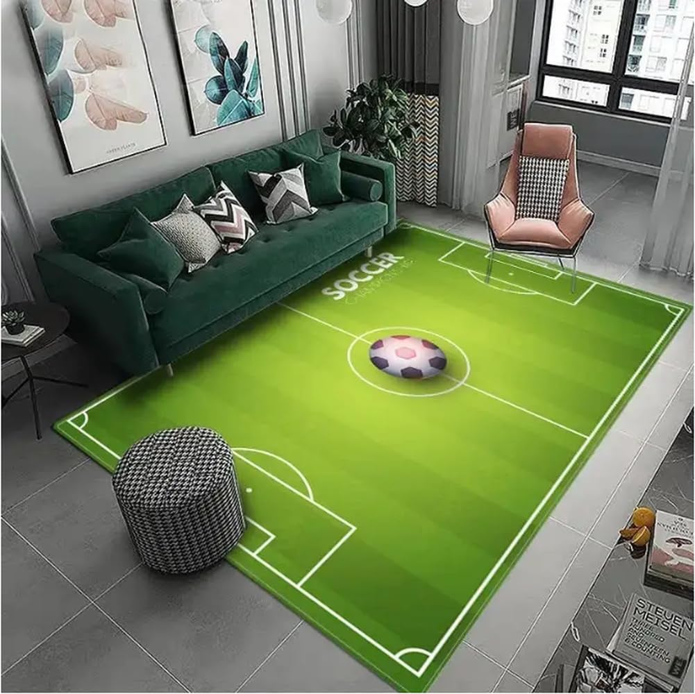 Tapis terrain de football rectantulaire doux facile à nettoyer