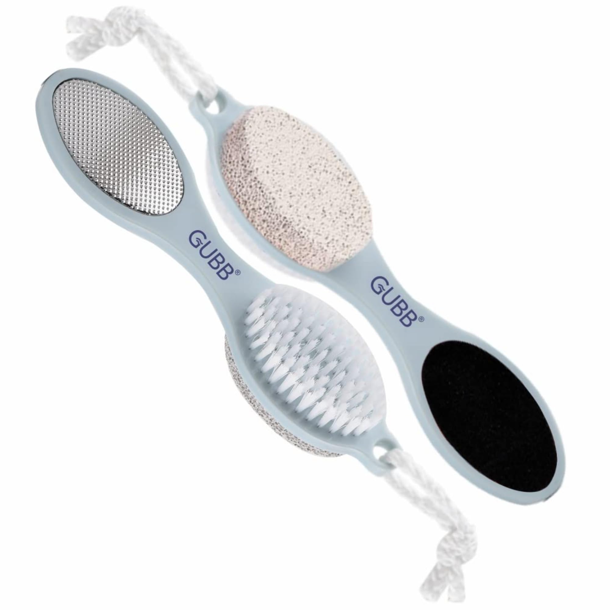 GUBB 4 Way Pedicure Set For Dead Skin Removal - Pumice Stone, Foot Brush, Foot Rasp & Foot File | 4 in 1 Home Care Pedicure Solution - Perfectly Designed, Soft & Flexible Bristles-image-34