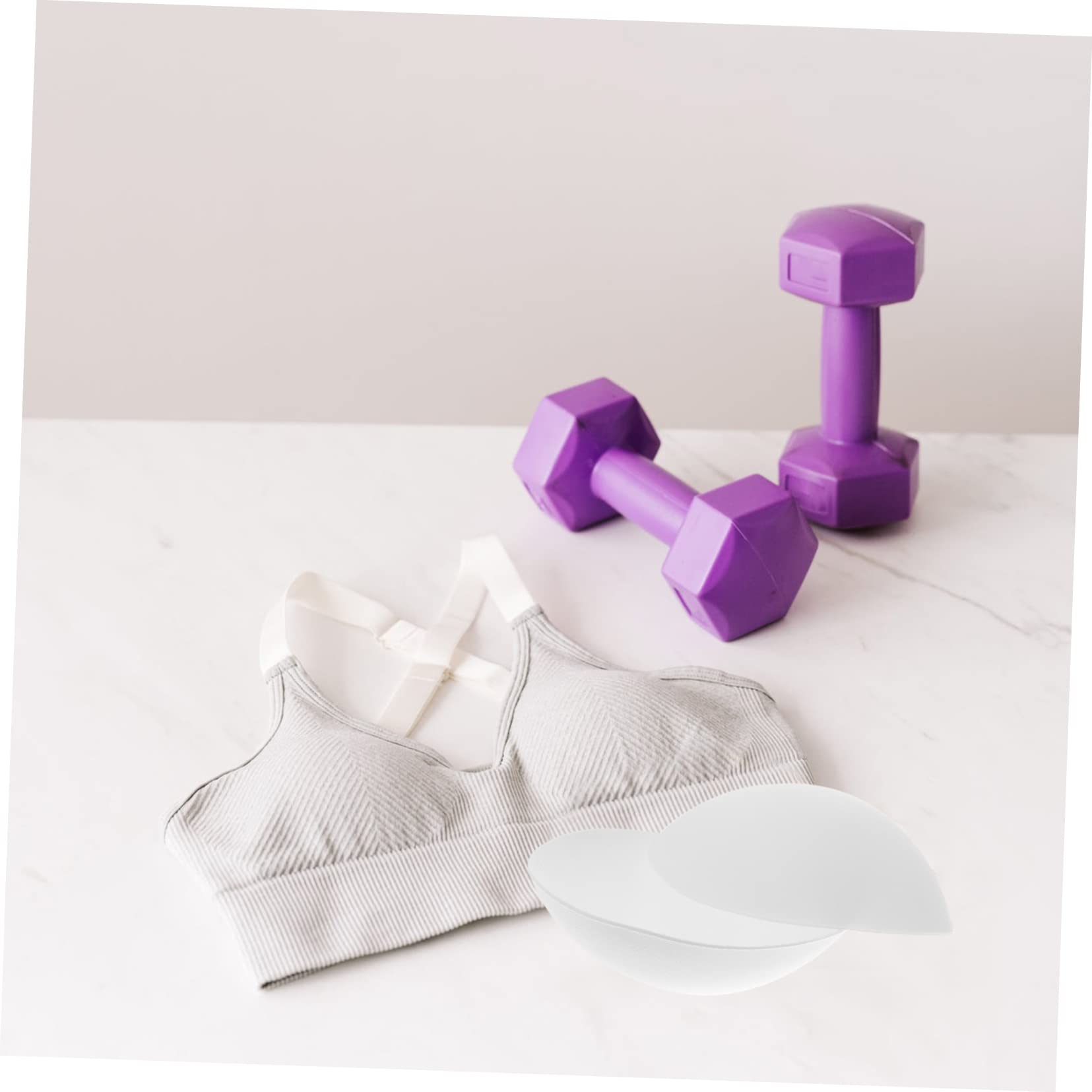 GALPADA 20pares Pads Inserts Transpirables Para Sujetadores Deportivos Almohadillas De Poliéster Para Del Bust Rellenos De Sujetador Para y Actividades Deportivas