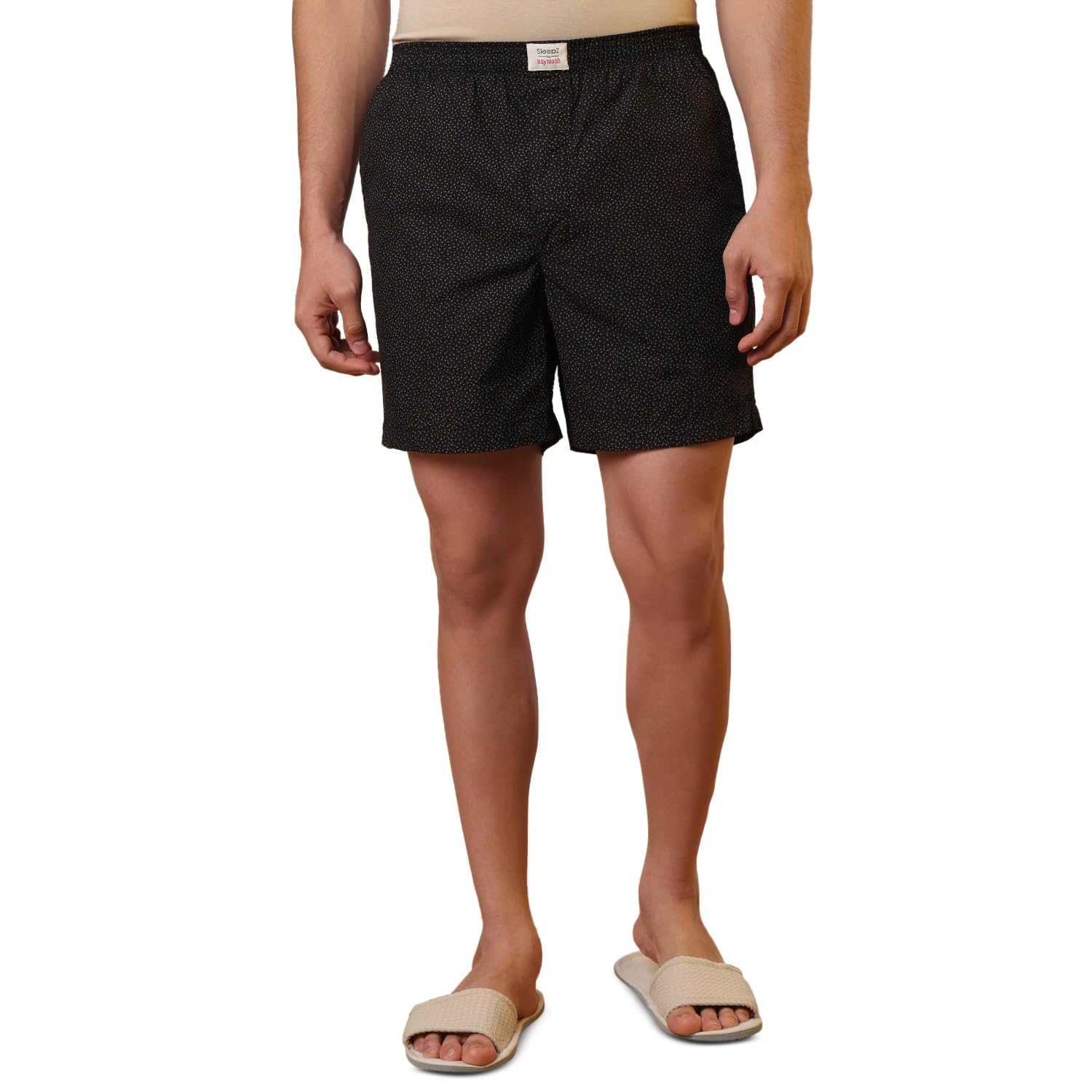 sleepz by raymond Men Flat Front Regular Fit Print Pattern Pure Cotton Boxer-picture-27