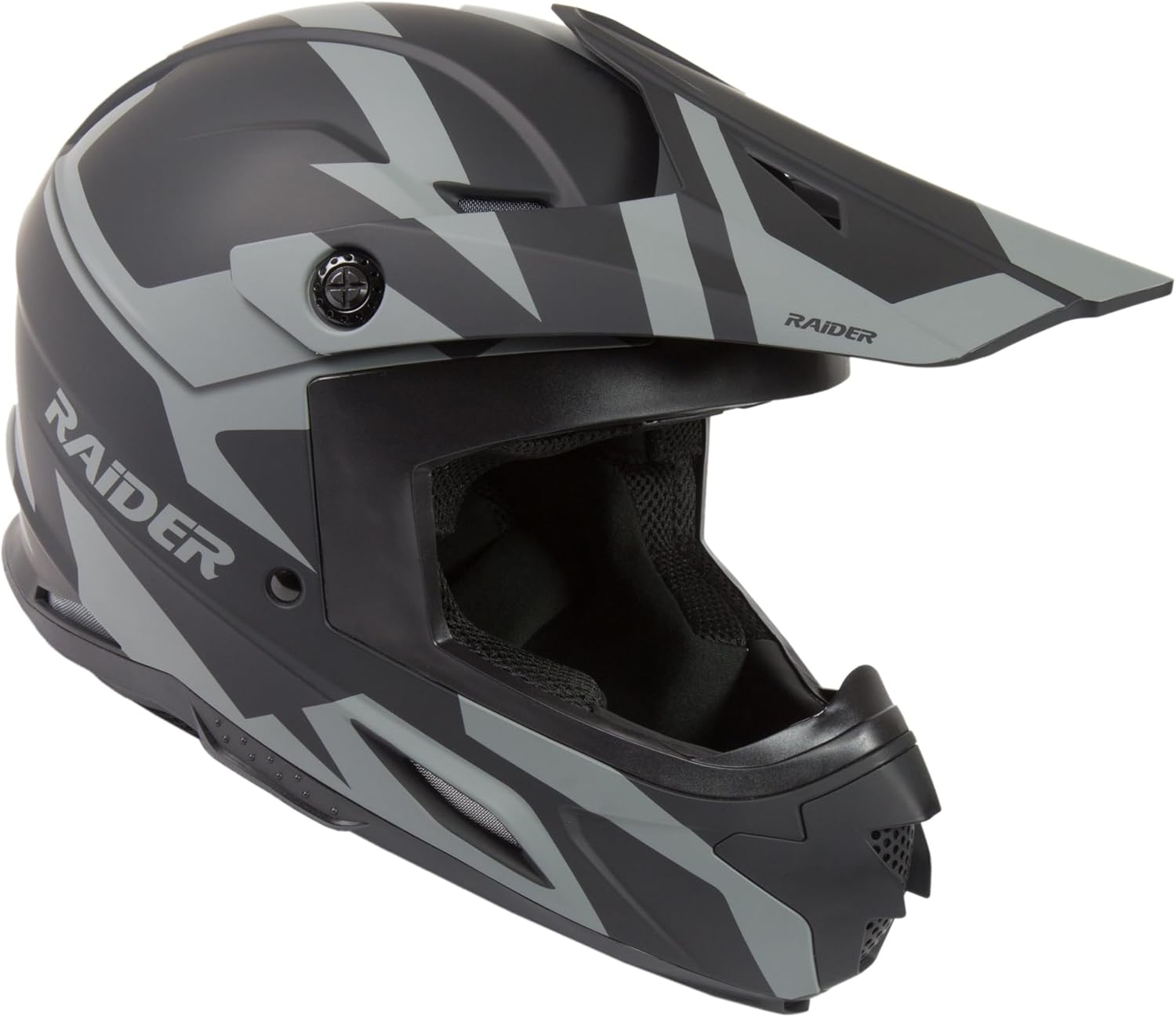 Raider Unisex-Adult's Off Road Z7 MX (Matte Black) (Matte Black Solid, Medium)