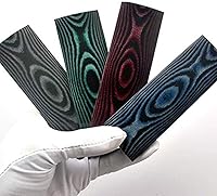 Vista 12 de Micarta cuchillo mango material losas cuchillos herramienta personalizada DIY para la fabricación de cuchillos Cuchillas en blanco