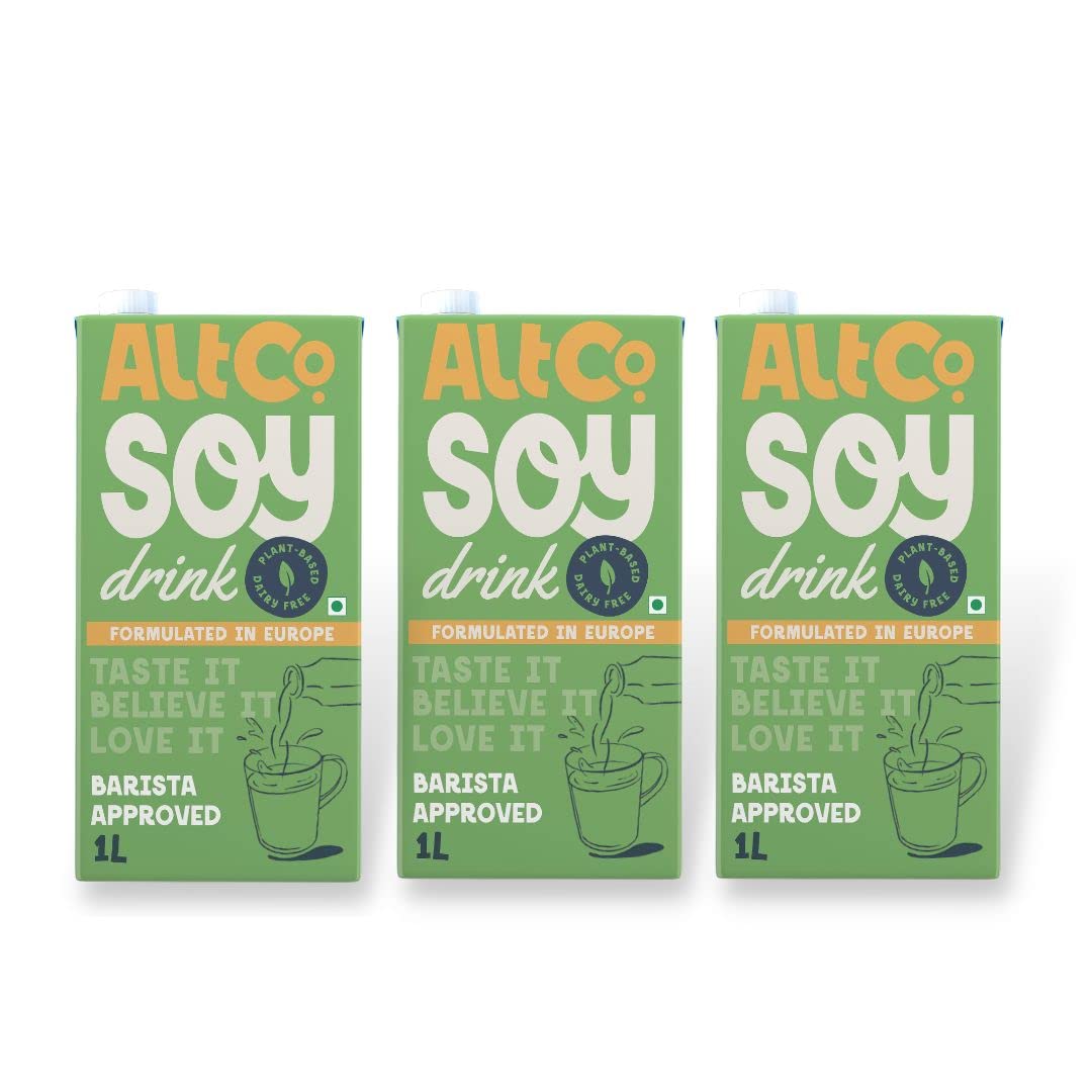 Alt Co Soy Milk 1L (pack of 3) | SOYA Milk | Lactose Free Milk | Gluten Free | Non-Dairy | Plant Based Milk | Soy Milk |Dairy Free and Nut Free-image-24