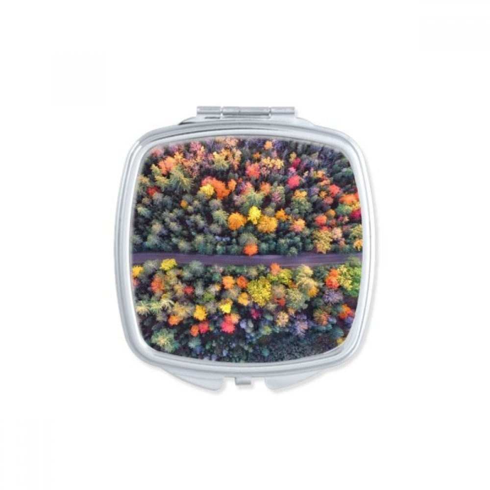 Miroir de poche compact contre les imprévus avec miroir de maquillage à la main portable
