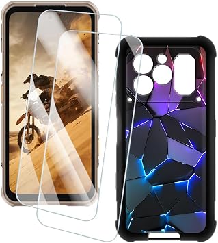 Case and Tempered Glass for Ulefone RugOne Xever 8 - Fissure