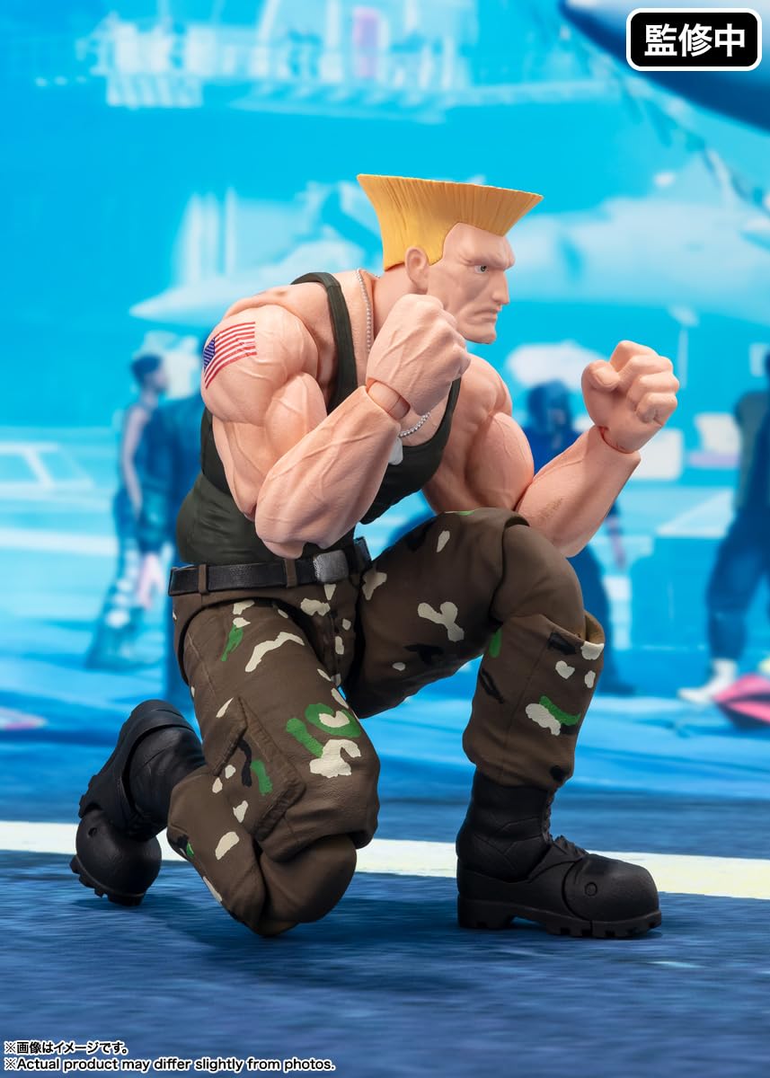 ゲームキャラクター Street fighter S.H figuarts Guile figure TAMASHII NATIONS - Street Fighter - Guile -Outfit 2-, Bandai