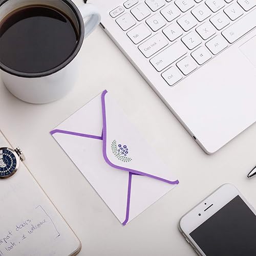 Miniatura 4 de Operitacx Sobres de tamaño carta, juego de papel de escritura, diseño floral de animales, 8 juegos de 6 hojas, 3 sobres de papel