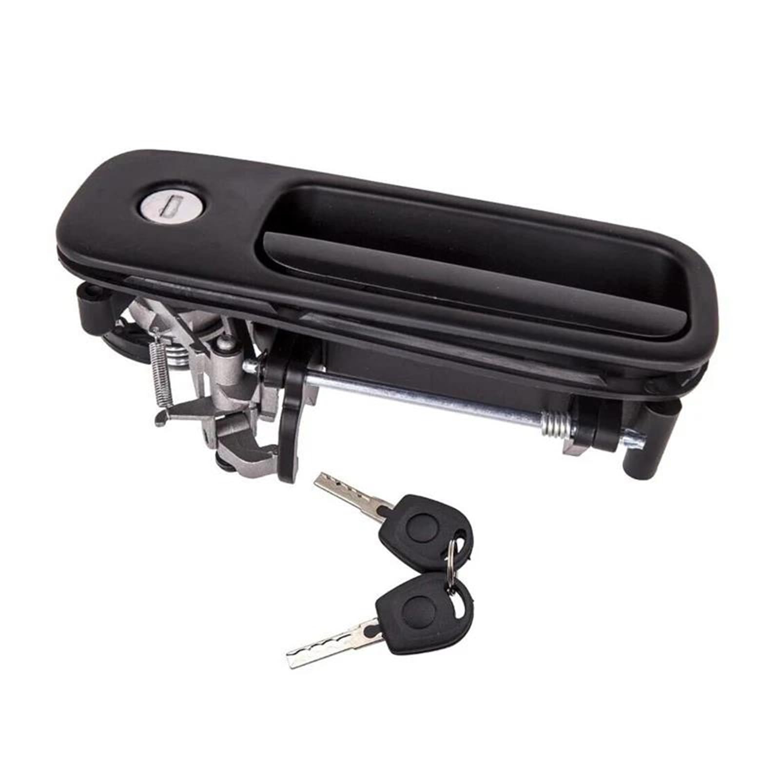 Yueyzhk One Color Tailgate Handle Lock+Key For Seat For Alhambra For Arosa 7V8 6H 1996-2010 Car Rear Door 1J6827565b 1J6827565a