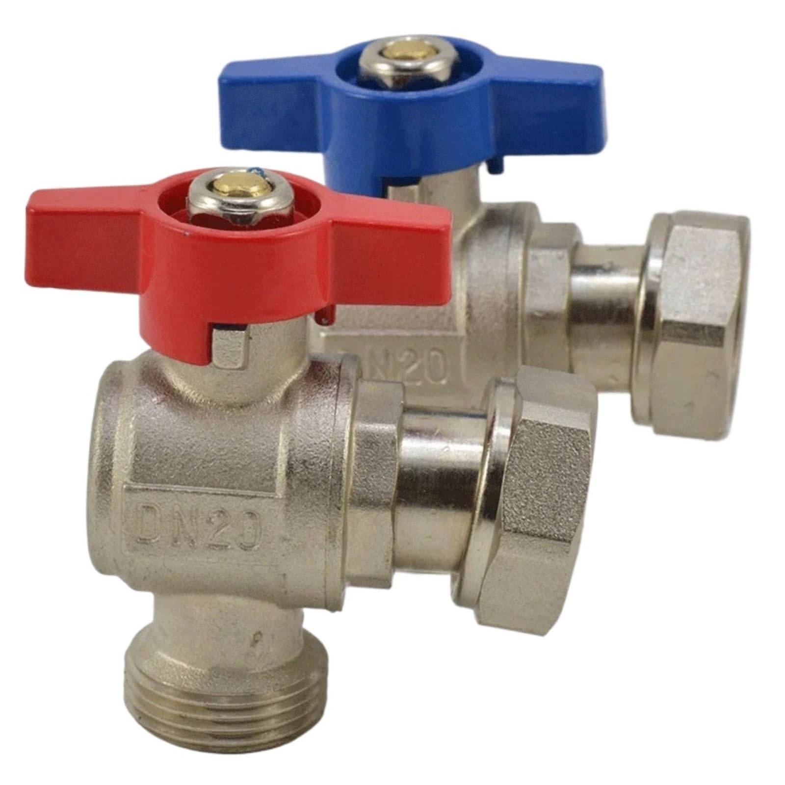 Union Ball Valve 1/2" 3/4" 1" Male and Female Thread Water Distributor(Bronze -1)