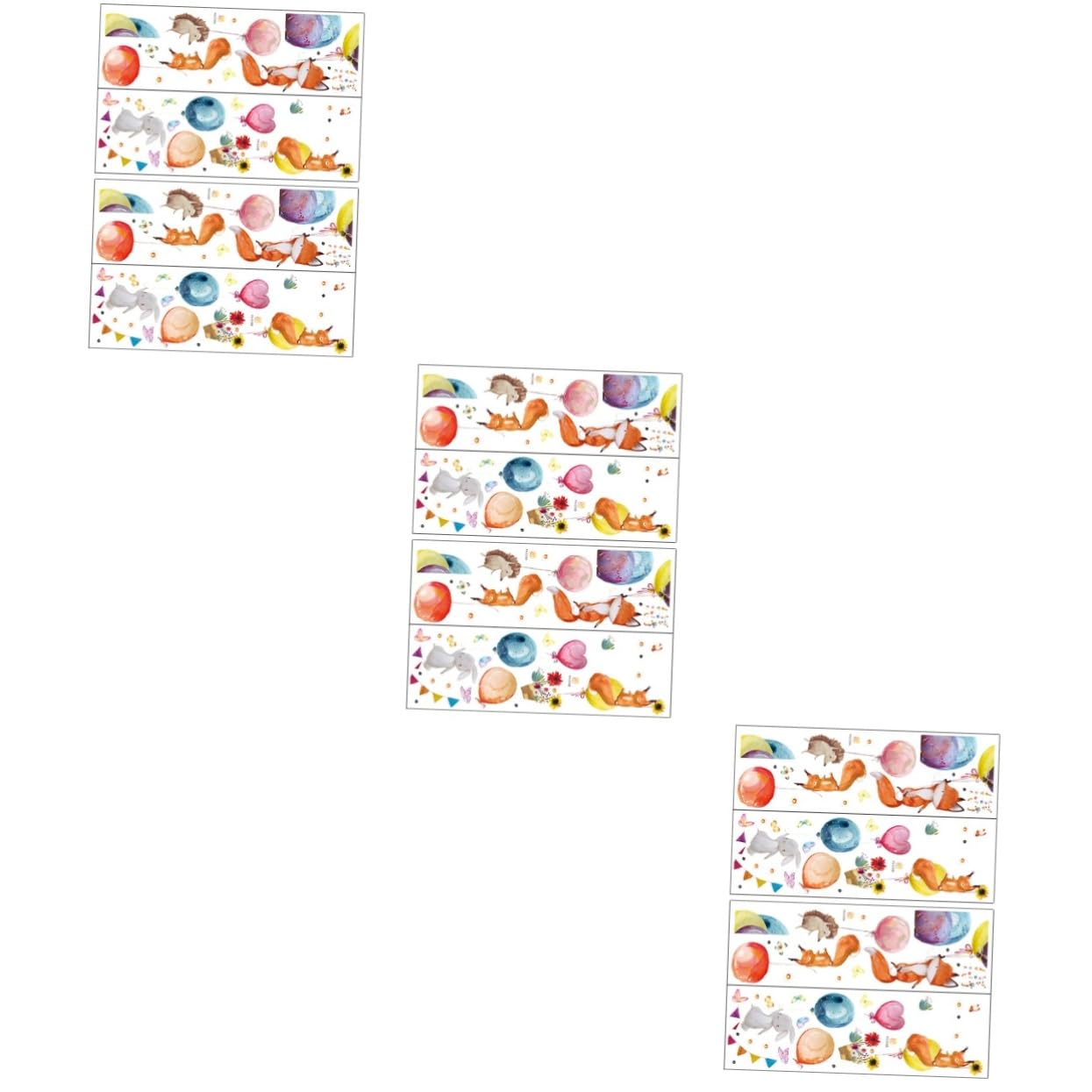 Stickers muraux de ballon fox pour illuminer le regard de vos enfants