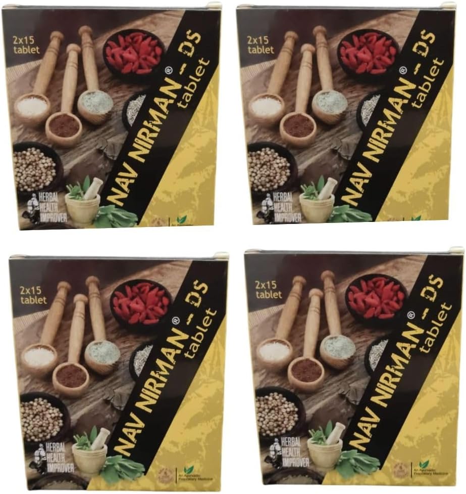 AROGYA’S Nav Nirman DS Tablet Health Supplement for Men and Women 120 Tablets Pack of 4