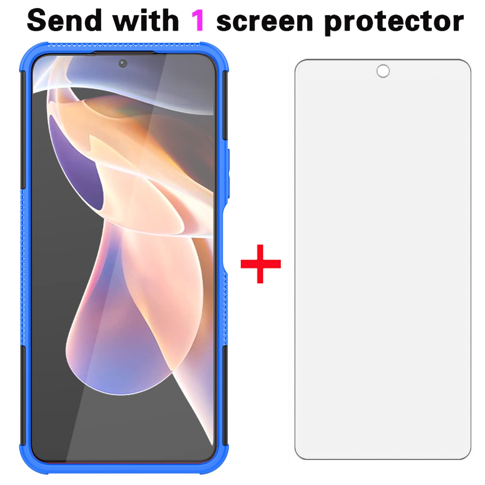 Redmi Note 11 Pro 5g Funda Funda Protectora 360° Para Xiaomi Redmi Note 11 ( Pro) - Incluye Cristal Templado 2.5D, Anti-Golpes Y Delgada Funda Redmi Note 12 Pro 4g