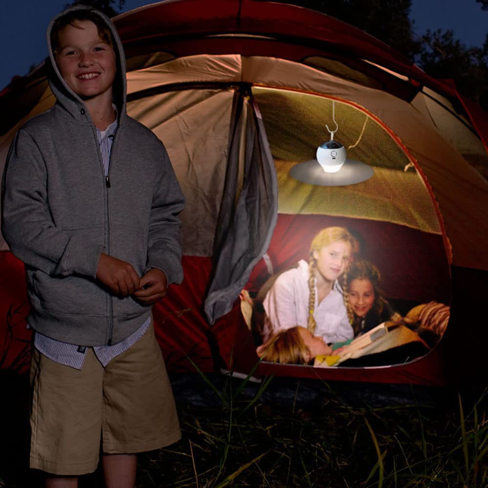 hanging tent fan light