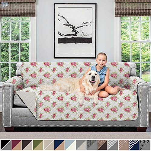 Sofa Shield Original Patent Pending Reversible Large Sofa Protector for Seat Width up
