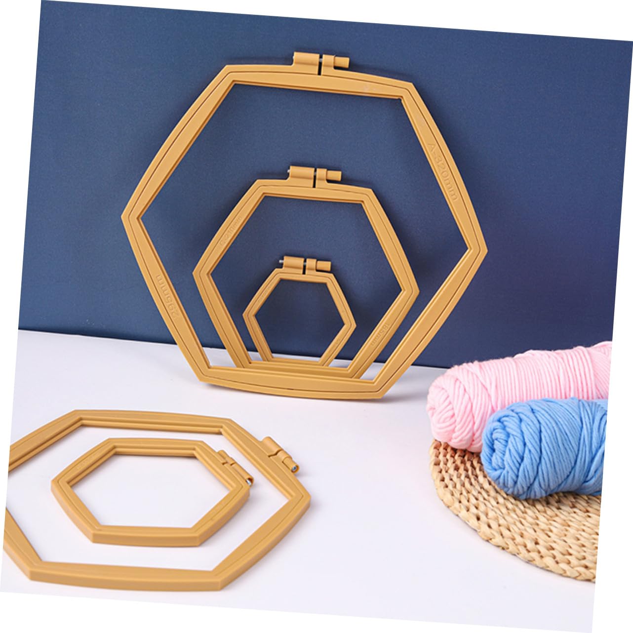 Alipis 4 piezas Aros de Bordado Ovalados Ajustables de Abs Reutilizables para Bordados Costura y Manualidades Marco Práctico para Principiantes y Intermedio
