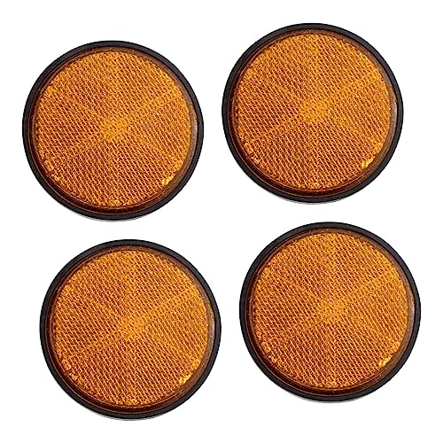 Balacoo 4pcs Bicycle Reflector Set Rear Bike Light Reflective for Bicycles Reflective Piece