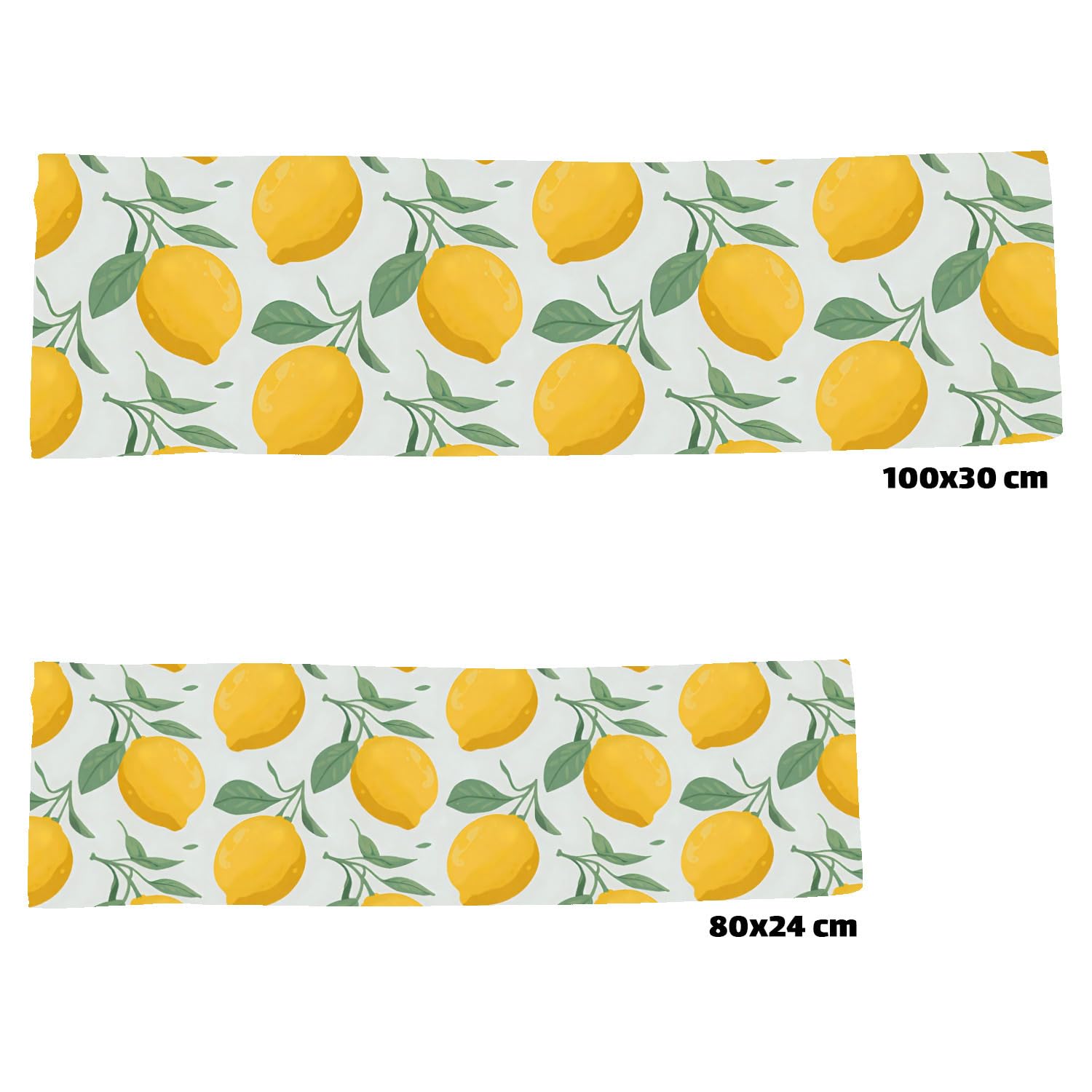 speecheese Serviette glacée au citron XL pour un rafraîchissement rapide - Belle serviette de sport - Refroidissement lors des journées chaudes