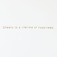 Vista 3 de Hallmark Signature Wedding Card, Bridal Shower Card, Engagement Card (Champagne)