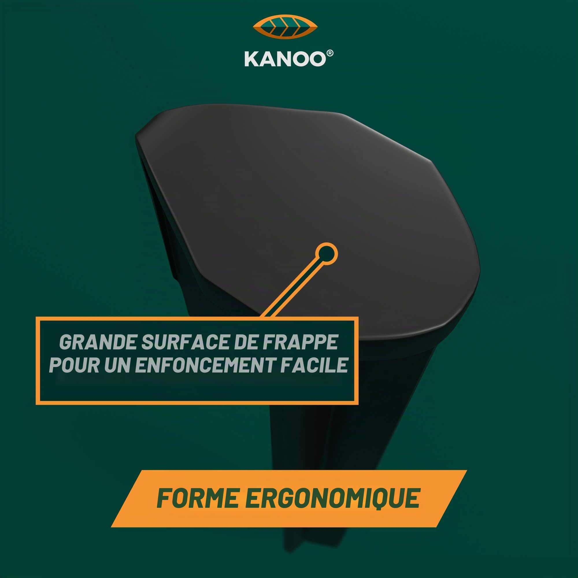kanoo® Piquets de Fixation pour des câbles de délimitation de Robot Tondeuse | 500x Crochets | Fixation sûre du câble périphérique dans Le Jardin | Crochets de Terre en Plastique Robuste