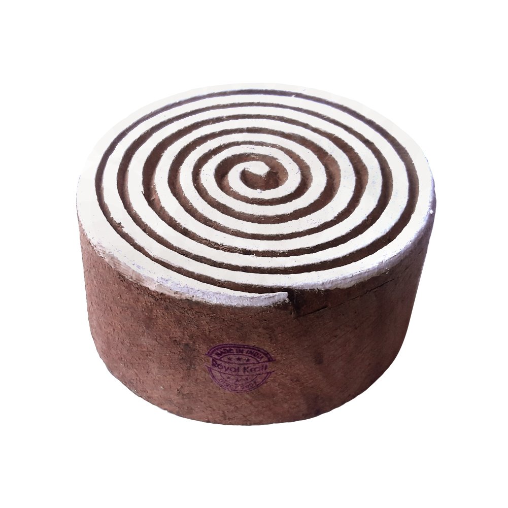 Royal Kraft Wooden Stamps DIY Fabric, Textile, Clay, Pottery, Paper, Henna Printing Blocks THBtag072 โ image 1