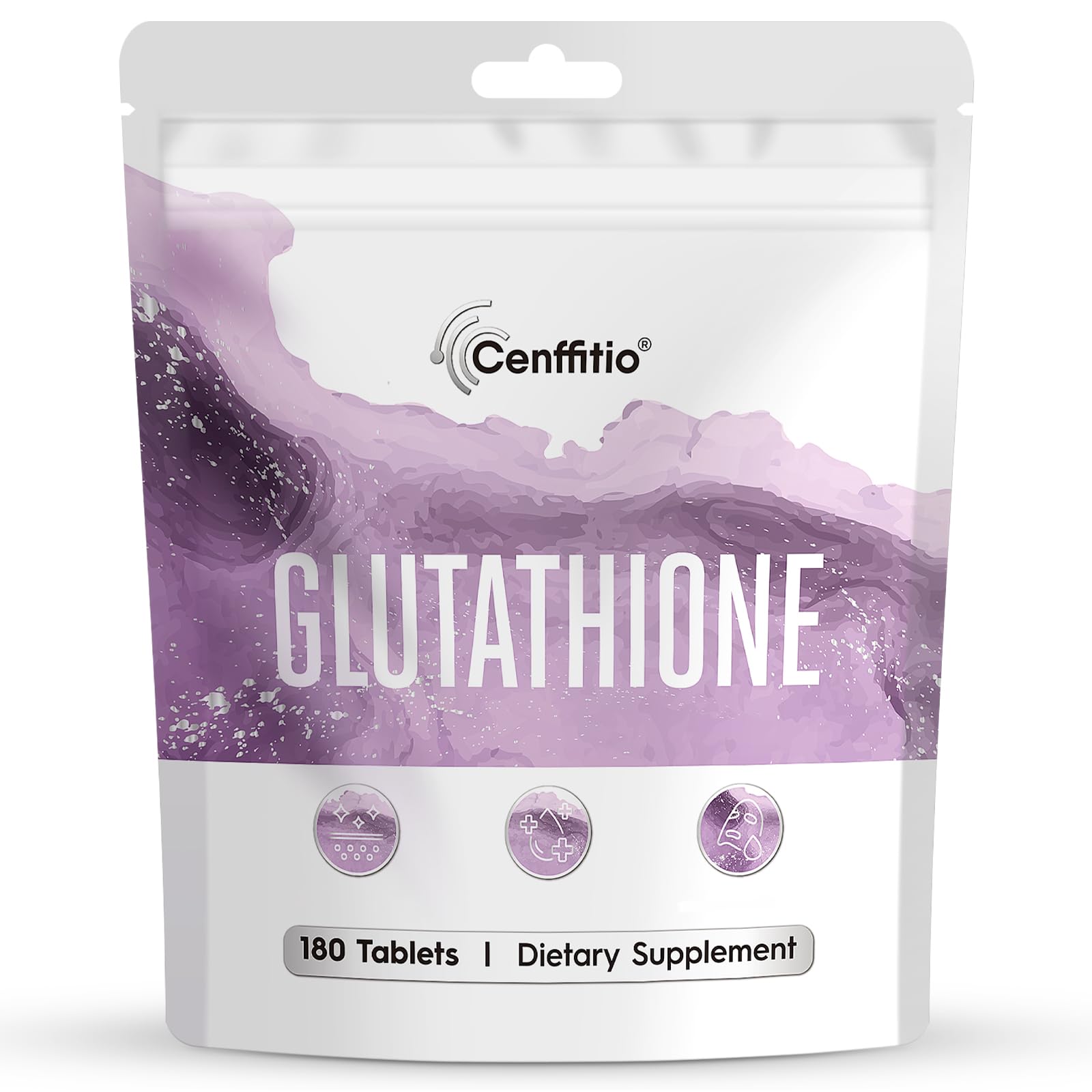 Cenffitio Glutathione Supplement | Advanced Antioxidant Formula | Vitamin C, Niacinamide, Licorice Extract, Collagen & Hyaluronic Acid