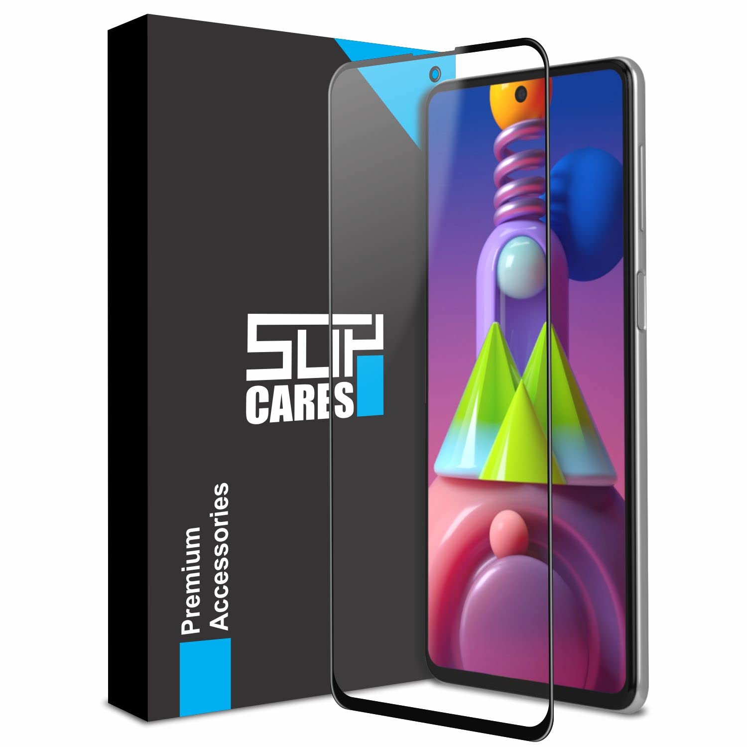 SupCares Edge To Edge Tempered Glass For Samsung Galaxy M51, Galaxy M62, Galaxy F62 And Galaxy A71 (6.7 Inch) With Easy Self Installation Kit | Black (B0B4WQSWX3) Amazon Price History, Amazon Price Tracker
