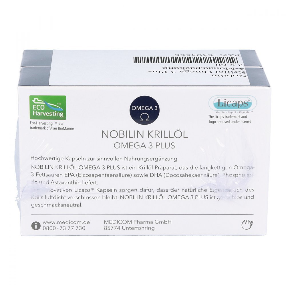Krillöl Omega 3 Plus Kapseln