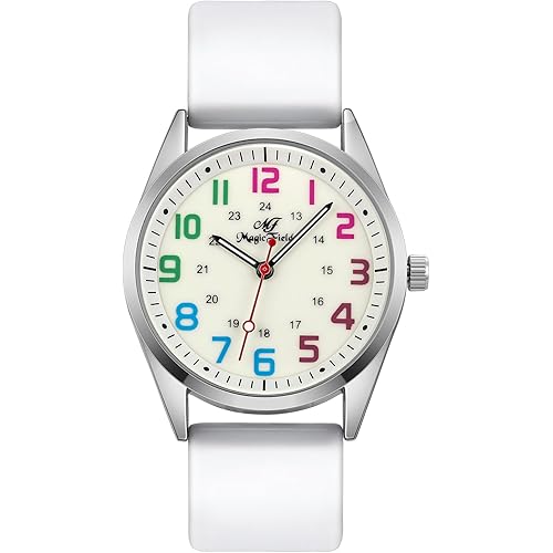 SIBOSUN Wrist Watch Nurse Watch Easy to Read Watches for Medical Students Nurse Doctors Quartz Second Hand Luminous Dial Silicone for Men Women's Watch Wrist Watches