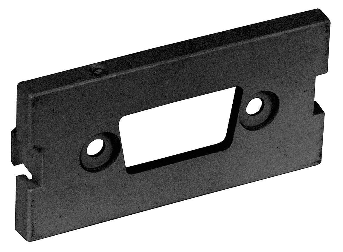 Hubbell IMBDS1BK iSTATION Module, D-Sub Opening, Unloaded, 1 Unit Surface Mount, Black (Pack of 10)