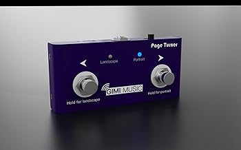 Amazon | GIMI カラーページターナー 楽譜をめくるフットペダル ループ