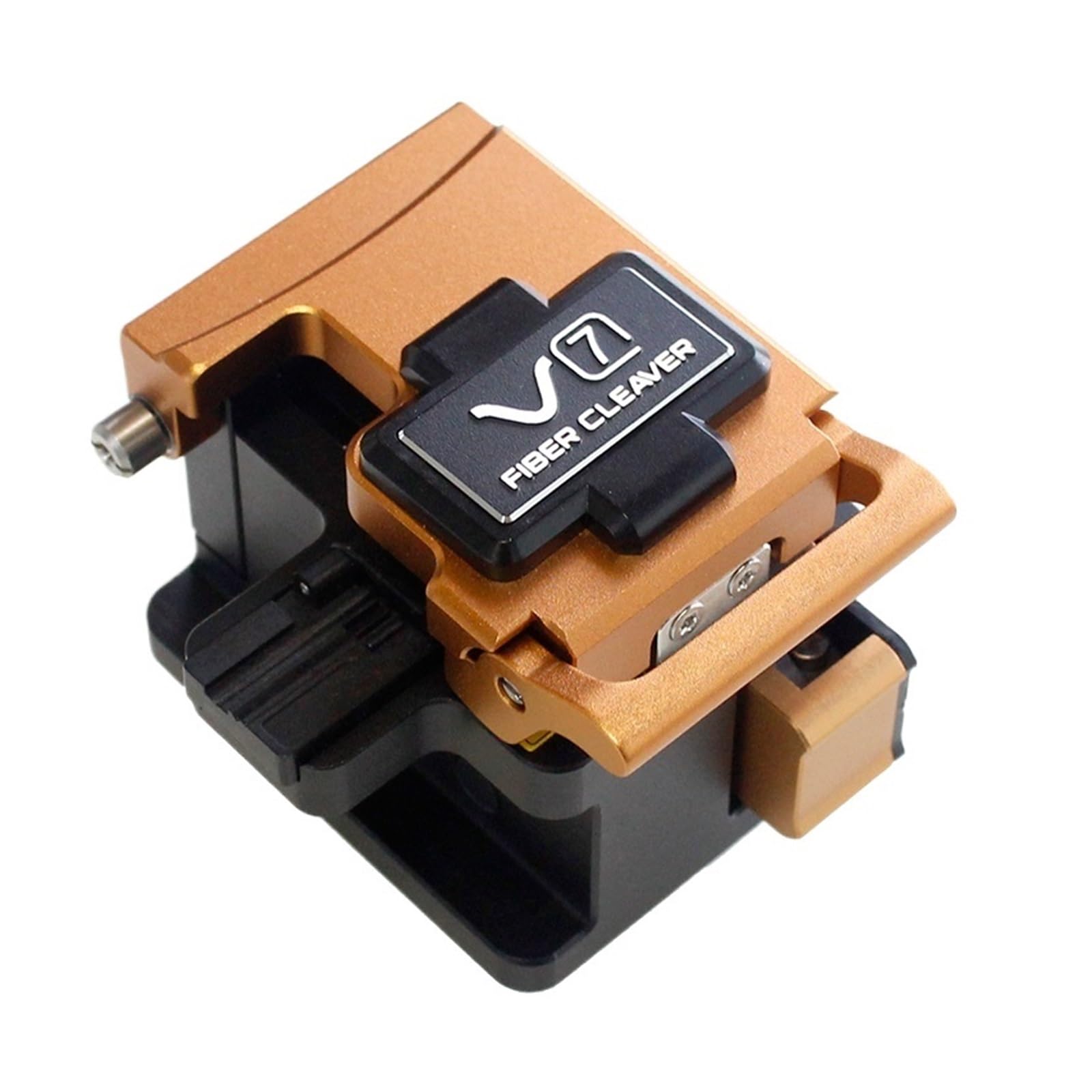 CUDTAPI Optical Fiber Cleaver, V7 Fiber Optic Cleaver FTTX FTTH Optical Used In Splicer With 48000