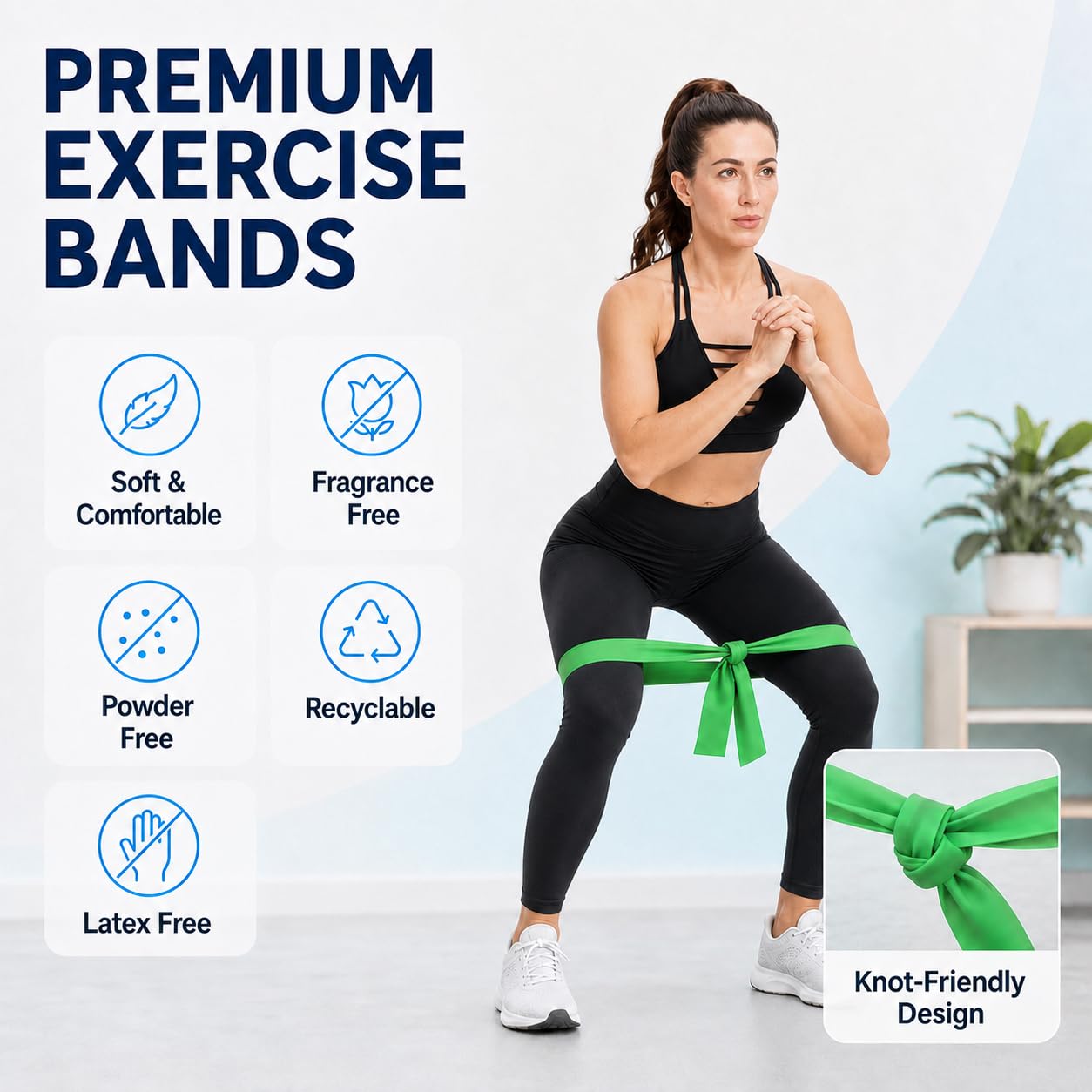 Resistance Bands Set for Physical Therapy, Rehab, Yoga and Pilates — Amazon image 4